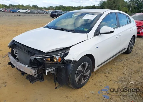 2017 Hyundai Ioniq Hybrid Sel из США, поврежденный, VIN KMHC75LC8HU021867